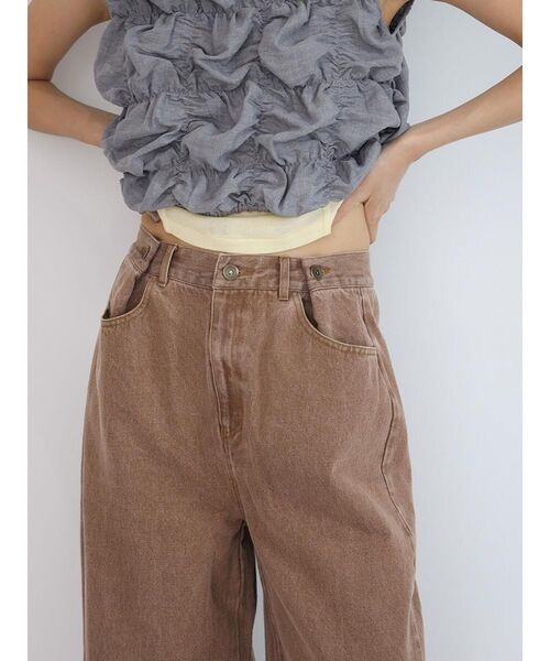 FIKA.（フィーカ） ワイドパンツ ジーンズ デニム デニムパンツ Waist