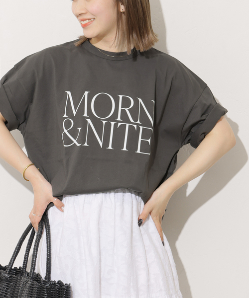 tシャツ MORNロゴT レディースの画像