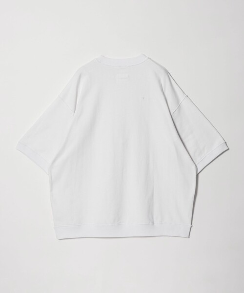 【Monkeytime×CHAMPION】25SS ピグメント リブ五分袖Tシャツ Champion（チャンピオン） tシャツ × monkey time」ピグメント リブ T