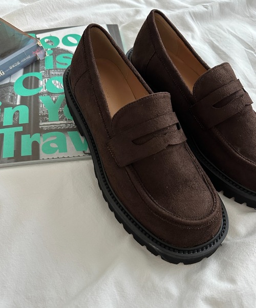 「by muni:r」 シューズ 24.5cm ブラウン レディース_画像8