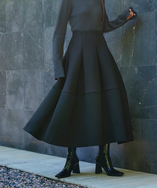 「RUIRUE BOUTIQUE」 スカート L ネイビー レディース_画像4