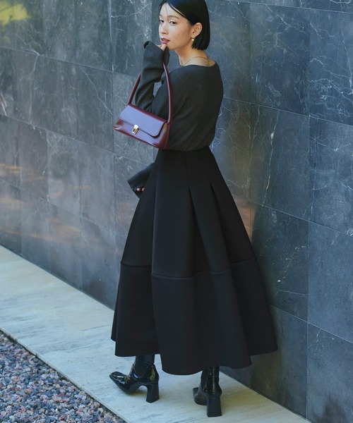 「RUIRUE BOUTIQUE」 スカート L ネイビー レディース_画像5