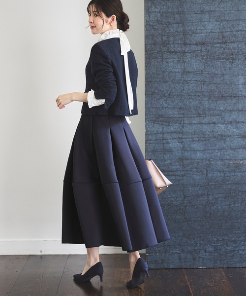 「RUIRUE BOUTIQUE」 スカート L ネイビー レディース_画像8