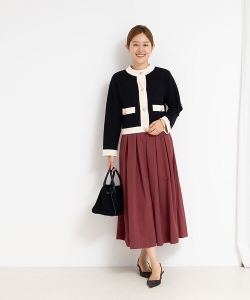 ノーリーズ ロングスカート NOLLEY'S（ノーリーズ） ロングスカート 36 ボルドー レディース