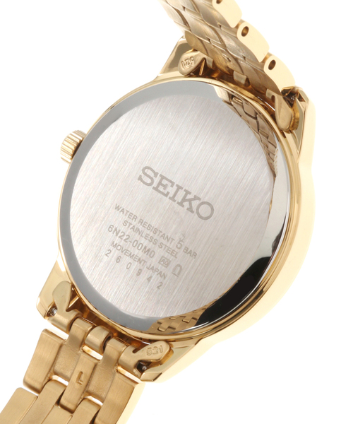 SEIKO（セイコー） アナログ腕時計 FREE ゴールド レディース