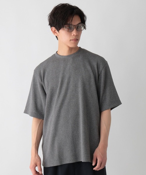 GLOBAL WORK（グローバルワーク） tシャツ サラサラ快適DRYワッフルT