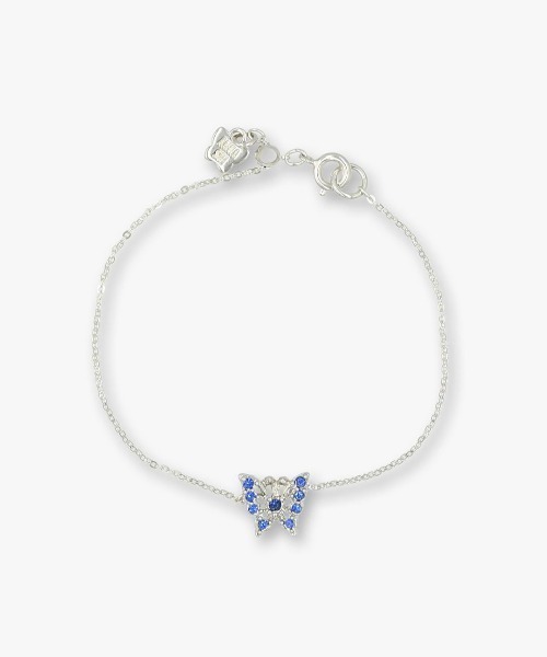 フラワー＆バタフライ モチーフ ブレスレット ANNA SUI（アナスイ） ブレスレット バタフライモチーフ ブレスレット