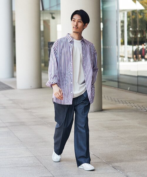 「THOMAS MASON」 長袖シャツ SMALL グリーン メンズ_画像2