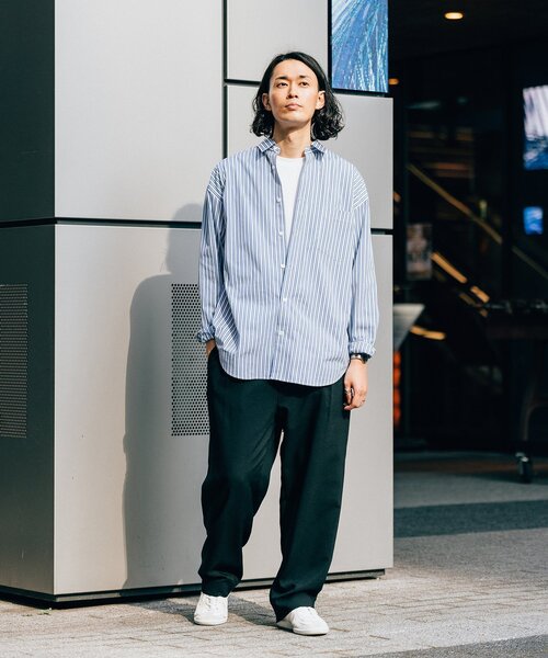 「THOMAS MASON」 長袖シャツ SMALL グリーン メンズ_画像3