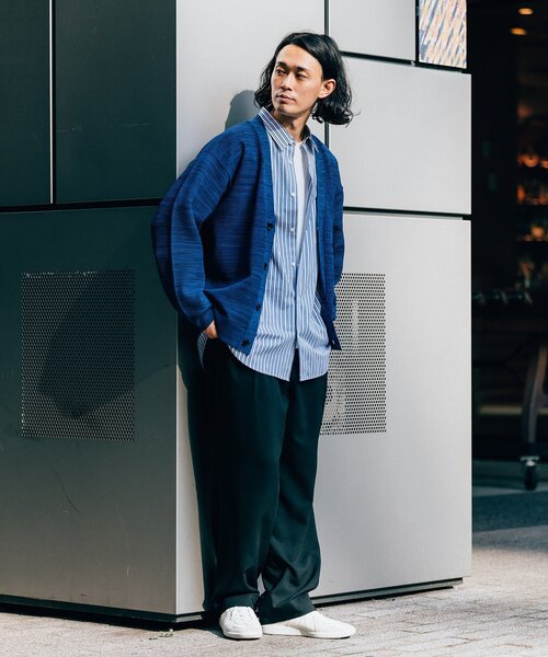 「THOMAS MASON」 長袖シャツ SMALL グリーン メンズ_画像4