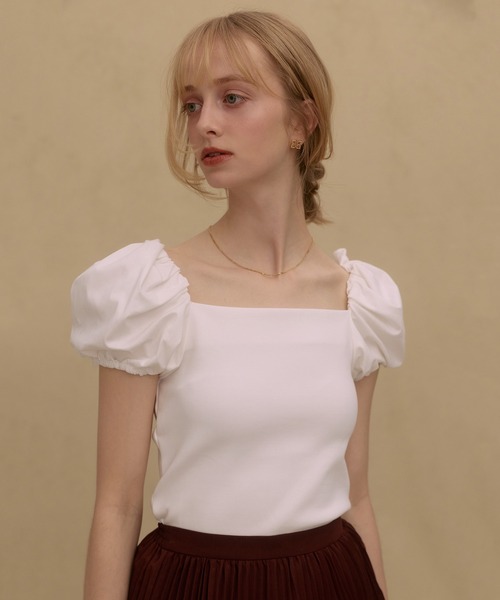 tシャツ 2WAY STRECH TOP レディースの画像