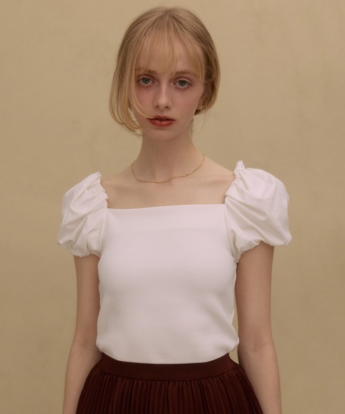 tシャツ 2WAY STRECH TOP レディースの画像