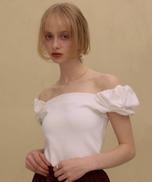tシャツ 2WAY STRECH TOP レディースの画像