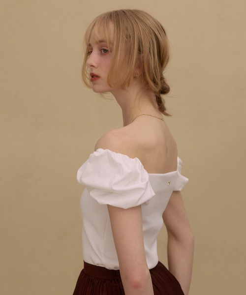 tシャツ 2WAY STRECH TOP レディースの画像