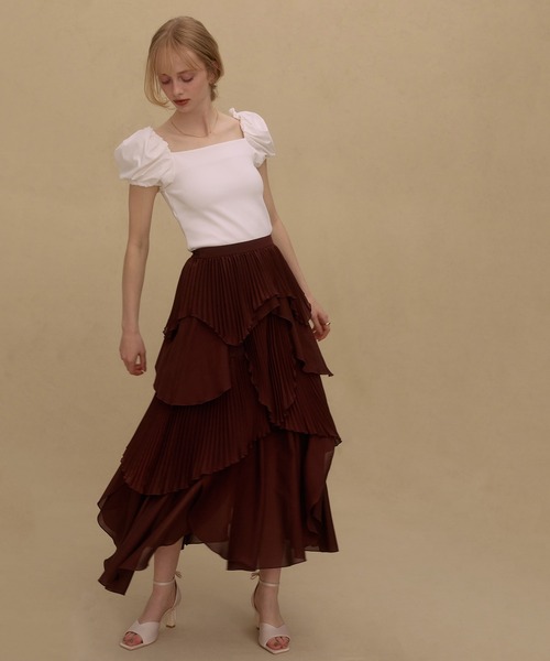 tシャツ 2WAY STRECH TOP レディースの画像