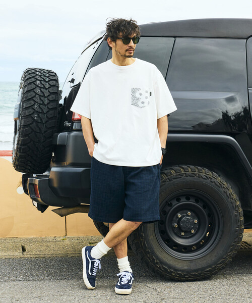 「HAV-A-HANK」 半袖Tシャツ LARGE ワインレッド メンズ_画像2