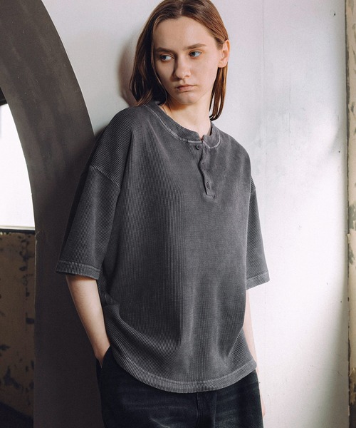 「ROCHEM」 半袖Tシャツ X-SMALL グレー メンズ_画像2
