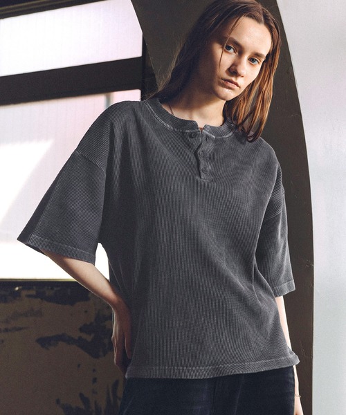 「ROCHEM」 半袖Tシャツ X-SMALL グレー メンズ_画像3