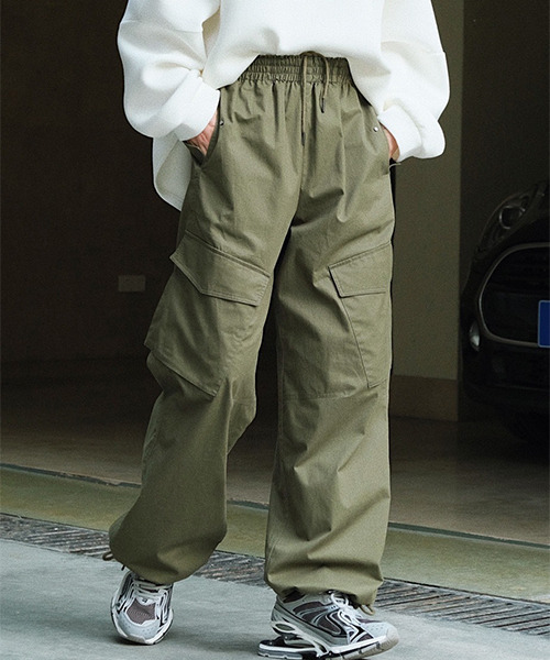 「chuclla」 カーゴパンツ S カーキ レディース_画像3