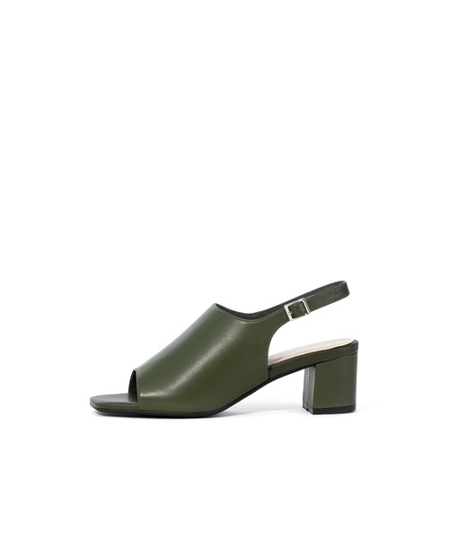 「neue diffusion」 ヒールサンダル 23.5cm アイボリー レディース_画像7