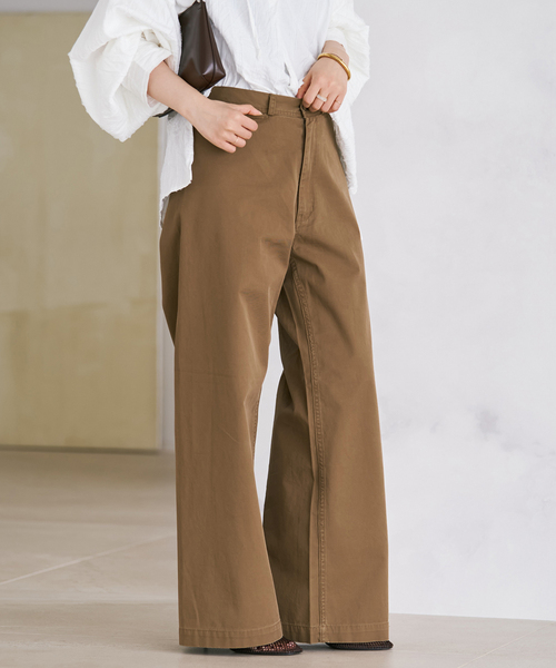 plage（プラージュ） ワイドパンツ チノパン Light straight