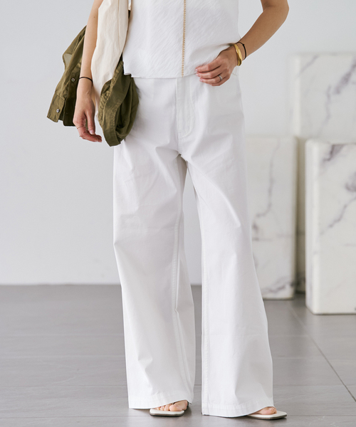 plage（プラージュ） ワイドパンツ チノパン Light straight