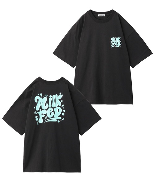 「MILKFED.」 半袖Tシャツ ONE SIZE ライトブルー レディース_画像4