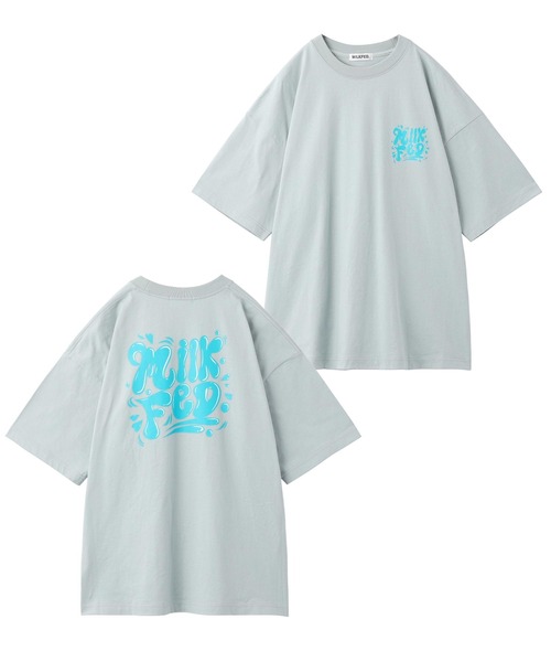 「MILKFED.」 半袖Tシャツ ONE SIZE ライトブルー レディース_画像5