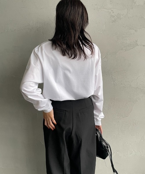 TATRAS（タトラス） tシャツ OSMO ワンポイントロゴ ロングスリーブT