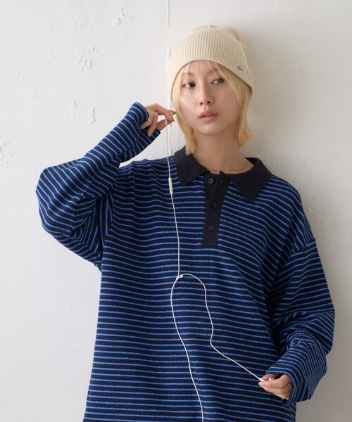 adidas（アディダス） ポロシャツ ポロ ツイード ポロシャツ