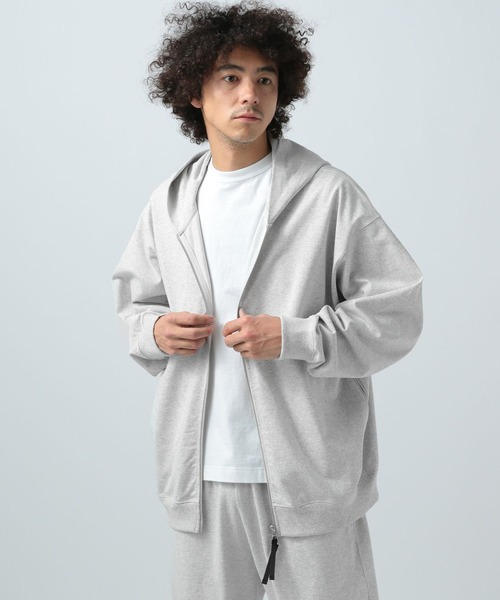 「BAYFLOW」 ジップアップパーカー MEDIUM ブラック メンズ_画像7