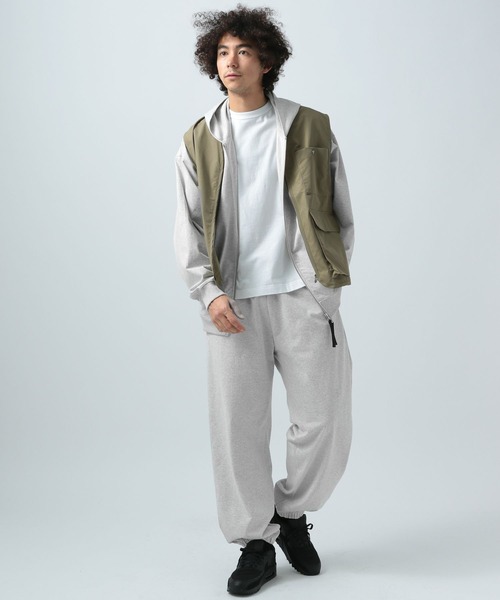 「BAYFLOW」 ジップアップパーカー MEDIUM ブラック メンズ_画像8