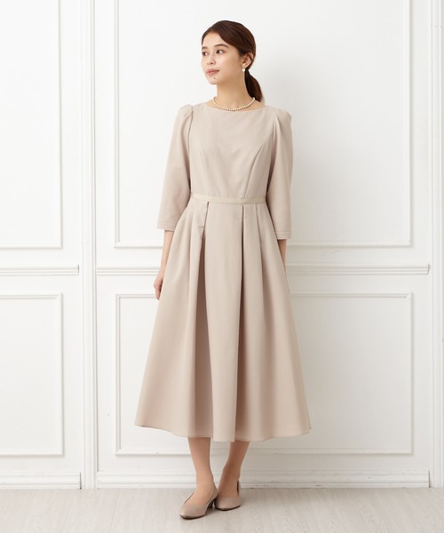 「AIMER」 長袖ワンピース MEDIUM ネイビー レディース_画像2