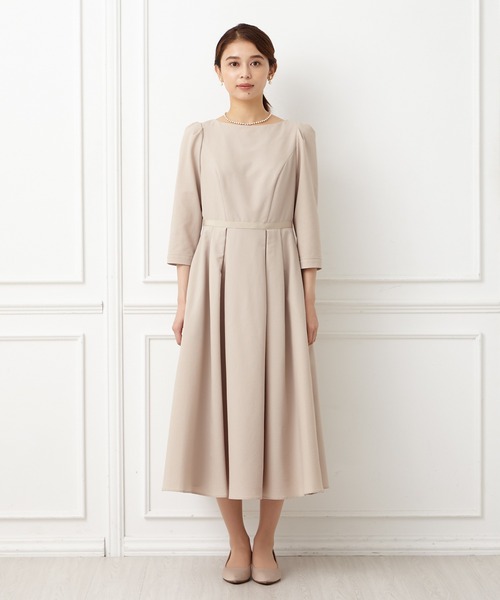 「AIMER」 長袖ワンピース MEDIUM ネイビー レディース_画像3