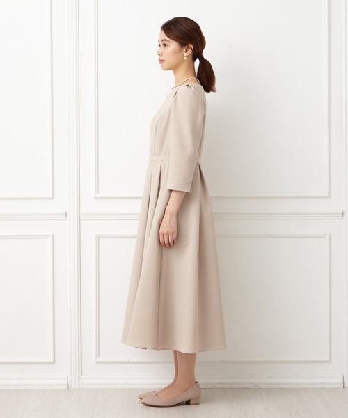 「AIMER」 長袖ワンピース MEDIUM ネイビー レディース_画像4