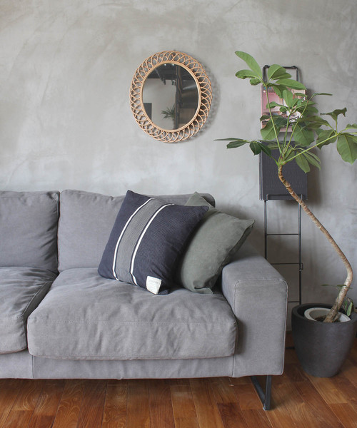 a.depeche（アデペシュ） 鏡 rotta rattan mirror ellipse L / ロッタ