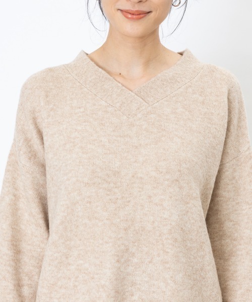 高評価即納 ニット ecru ふわストレッチVネックプルオーバー ZOZOTOWN PayPayモール店 - 通販 - PayPayモール 特価最安値