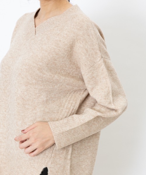 高評価即納 ニット ecru ふわストレッチVネックプルオーバー ZOZOTOWN PayPayモール店 - 通販 - PayPayモール 特価最安値