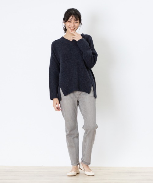 高評価即納 ニット ecru ふわストレッチVネックプルオーバー ZOZOTOWN PayPayモール店 - 通販 - PayPayモール 特価最安値