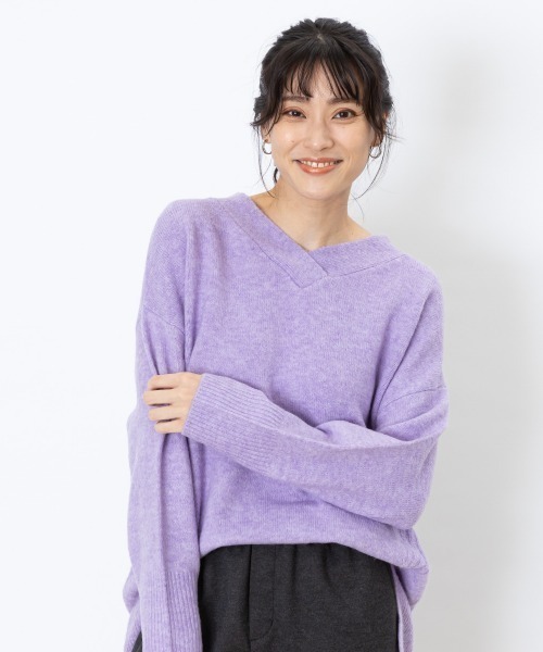 高評価即納 ニット ecru ふわストレッチVネックプルオーバー ZOZOTOWN PayPayモール店 - 通販 - PayPayモール 特価最安値