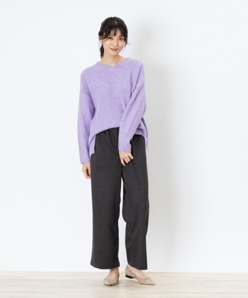 高評価即納 ニット ecru ふわストレッチVネックプルオーバー ZOZOTOWN PayPayモール店 - 通販 - PayPayモール 特価最安値