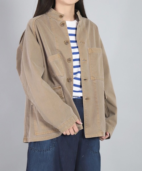 超特価激安 アウター Omnigod Womens オムニゴッド セーラーズチノスタンドカラーレイルウェイジャケット Zozotown Paypayモール店 通販 Paypayモール 総合ランキング1位 Skylanceronline Com