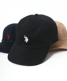 ポロ刺繍ロゴ ブラウンベースボールキャップ U.S. POLO ASSN. キャップ 帽子 ASSN./ユーエスポロアッスン