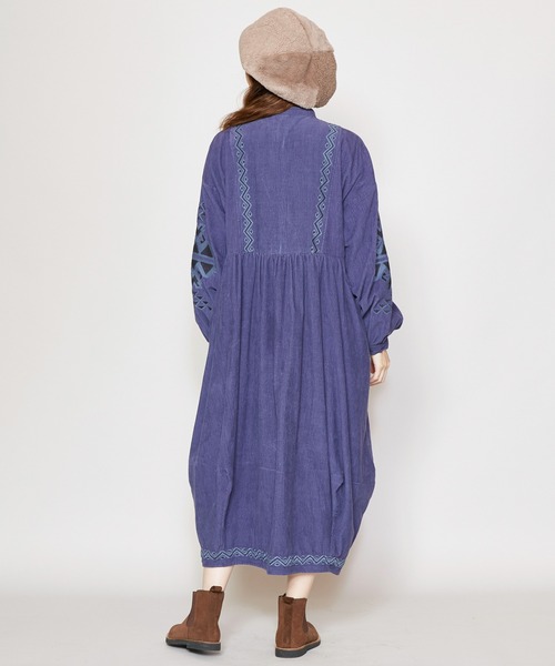 即納特価 ワンピース キリム柄刺繍コーデュロイバルーンワンピース ZOZOTOWN PayPayモール店 - 通販 - PayPayモール 低価即納
