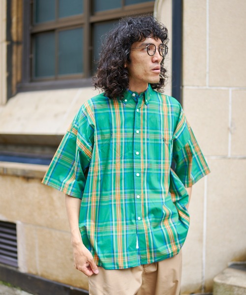 U.S. POLO ASSN.（ユーエスポロアッスン） シャツ 半袖 マドラス