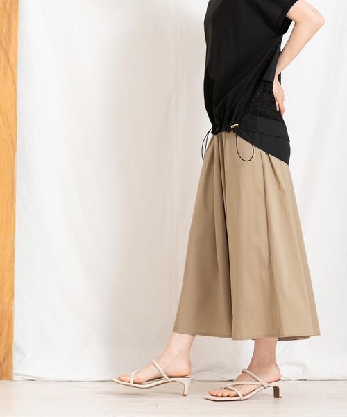パンツ CNギャザーキュロットパンツ|ZOZOTOWN |17