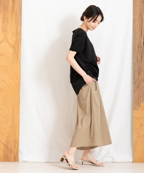 パンツ CNギャザーキュロットパンツ|ZOZOTOWN |12