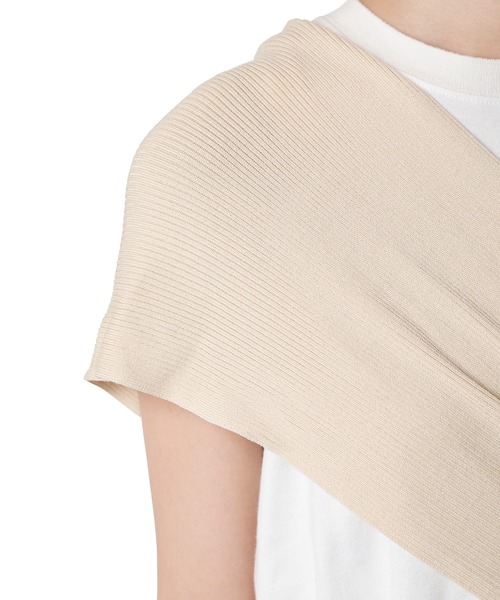 LE CIEL BLEU tシャツ ラップディティールTシャツ / Wrap Detail