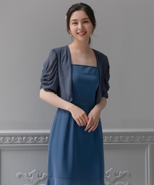 DRESS+（ドレスプラス） カーディガン ボレロ ショートジャケット