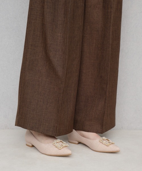 Launa lea（ラウナレア） パンプス 「25秋冬新色登場」ビジューポイン